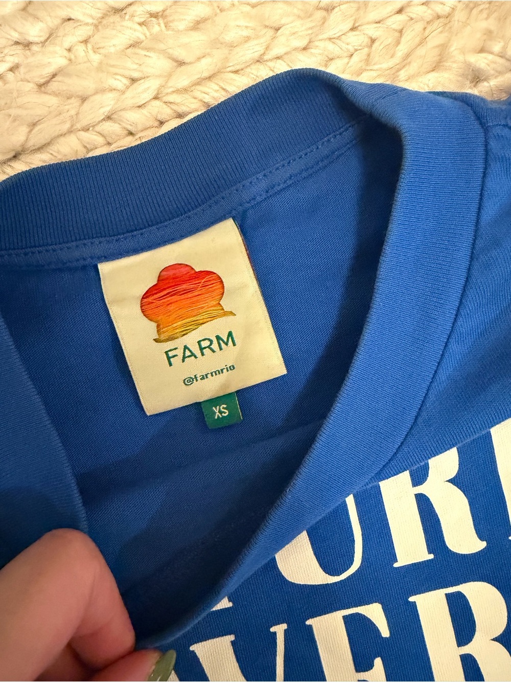 FARM Rio Blue "Nature Lovers" Muscle Tee - Picture 5 of 5